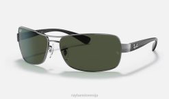 sl Ray-Ban moški rb3379 sončna očala polirana pištola/zelena VB06967