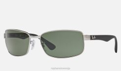 sl Ray-Ban moški rb3478 sončna očala polirana pištola/zelena VB06879