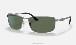 sl Ray-Ban moški rb3498 sončna očala polirana pištola/zelena VB06714