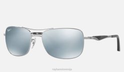 sl Ray-Ban moški rb3515 sončna očala polirana bronirana kovina/srebro VB061095