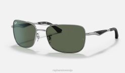 sl Ray-Ban moški rb3515 sončna očala polirana pištola/zelena VB061094
