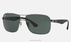 sl Ray-Ban moški rb3516 sončna očala polirana pištola/zelena VB06506