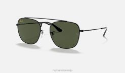 sl Ray-Ban moški rb3557 sončna očala polirano črno/zeleno VB061147
