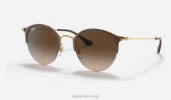 sl Ray-Ban moški rb3578 sončna očala polirano rjava/rjava VB06431