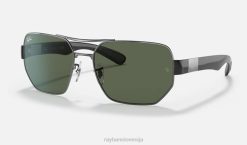 sl Ray-Ban moški rb3672 sončna očala polirana pištola/zelena VB061126