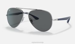 sl Ray-Ban moški rb3675 sončna očala polirana srebrna/temno siva VB061285