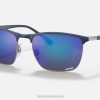 sl Ray-Ban moški rb3686 barvnost sončna očala polirana modra na bronmetal/modra VB061418
