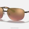 sl Ray-Ban moški rb4275ch barvnost sončna očala polirana svetlo havana/vijolična VB061063