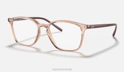 sl Ray-Ban moški rb7185 očala polirana svetlo rjava VB062414