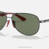 sl Ray-Ban moški rb8313m zbirka scuderia ferrari sončna očala polirana pištola/zelena VB06961
