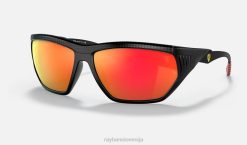 sl Ray-Ban moški rb8359m zbirka scuderia ferrari sončna očala mat črno/rdeča VB061198