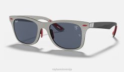 sl Ray-Ban moški rb8395m zbirka scuderia ferrari sončna očala mat siva/siva VB061483