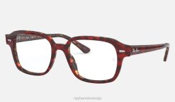 sl Ray-Ban moški tucson optika očala polirana rdeča havana VB062354