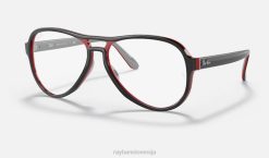sl Ray-Ban moški vagabundska optika očala polirana črna VB061965