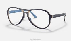 sl Ray-Ban moški vagabundska optika očala polirana modra VB061964