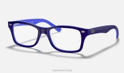 sl Ray-Ban otroci optika rb1531 očala polirana modra VB062692
