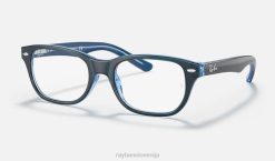 sl Ray-Ban otroci optika rb1555 očala polirana modra VB062794