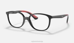 sl Ray-Ban otroci optika rb1598 očala polirana črna VB062775