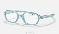 sl Ray-Ban otroci optika rb9074 očala polirana modra VB062849
