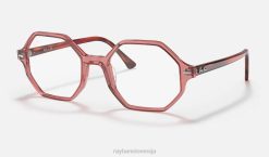 sl Ray-Ban ženske britt optika očala polirano prozorno roza VB062603
