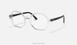 sl Ray-Ban ženske britt optika očala polirano prozorno VB062600
