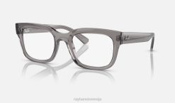sl Ray-Ban ženske Čad optika na biološki osnovi očala polirana prozorno siva VB062574