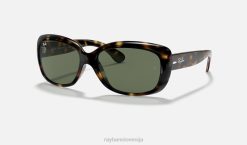 sl Ray-Ban ženske jackie ohh sončna očala polirana svetlo havana/zelena VB061566