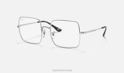 sl Ray-Ban ženske kvadrat 1971 optika očala polirano srebro VB062581
