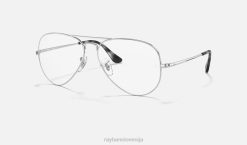 sl Ray-Ban ženske letalska optika očala polirano srebro VB062560