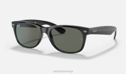 sl Ray-Ban ženske nova klasika popotnika sončna očala polirano črno/zeleno VB061559