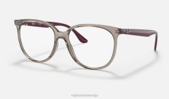 sl Ray-Ban ženske optika rb4378v očala polirana prozorno siva VB062635