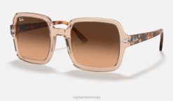 sl Ray-Ban ženske rb2188 sončna očala polirana prozorna rjava/rjava VB061578