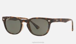 sl Ray-Ban ženske rb4140 sončna očala polirana svetlo havana/zelena VB061571